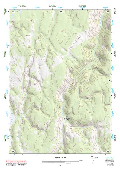 44110NW Page 45 Yellowstone National Park Topo Preview 1
