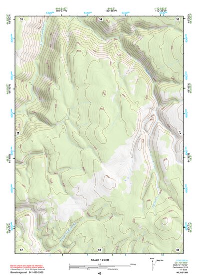 44110NW Page 46 Yellowstone National Park Topo Preview 1