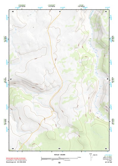 44110NW Page 53 Yellowstone National Park Topo Preview 1