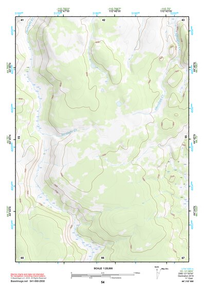 44110NW Page 54 Yellowstone National Park Topo Preview 1