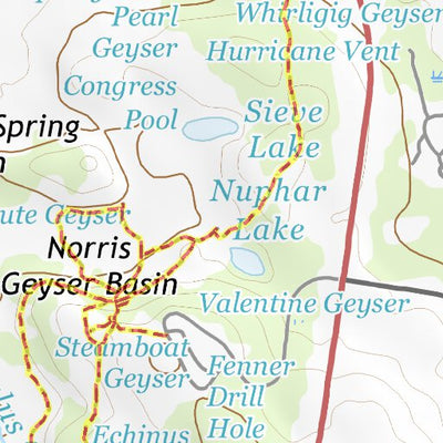 44110NW Page 56 Yellowstone National Park Topo Preview 3