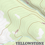44110NW Page 62 Yellowstone National Park Topo Preview 2