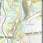 44110NW Page 72 Yellowstone National Park Topo Preview 3