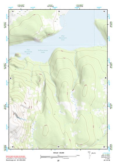 44110SE Page 27 Yellowstone National Park Topo Preview 1