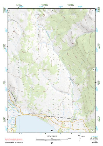 44110SE Page 37 Yellowstone National Park Topo Preview 1