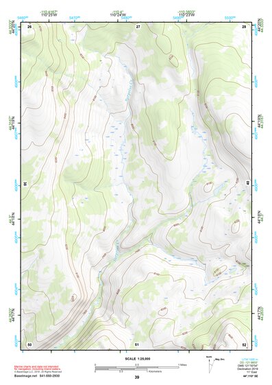 44110SE Page 39 Yellowstone National Park Topo Preview 1