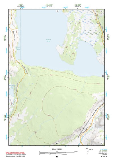 44110SE Page 49 Yellowstone National Park Topo Preview 1