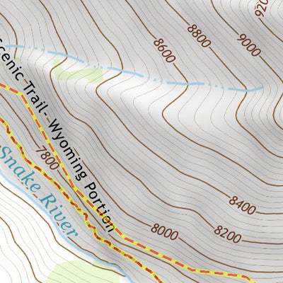 44110SE Page 63 Yellowstone National Park Topo Preview 3