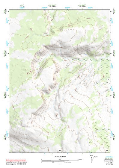 44110SW Page 1 Yellowstone National Park Topo Preview 1