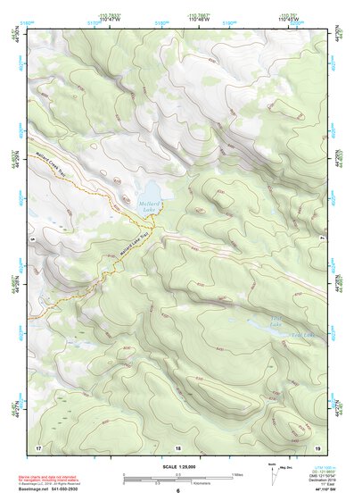 44110SW Page 6 Yellowstone National Park Topo Preview 1