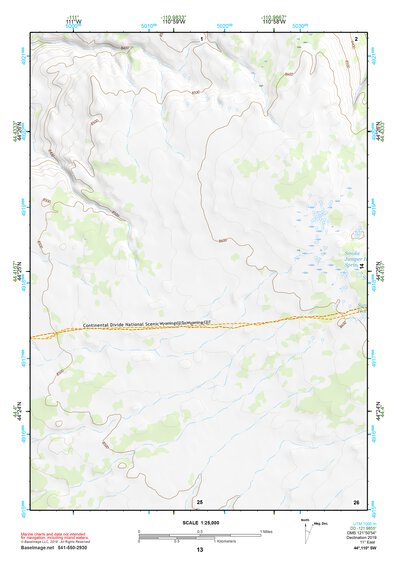 44110SW Page 13 Yellowstone National Park Topo Preview 1