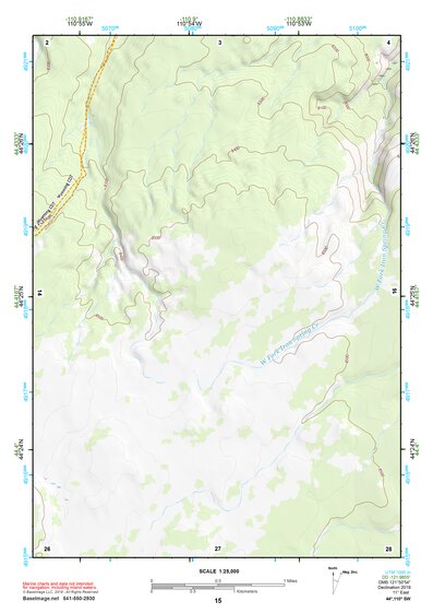 44110SW Page 15 Yellowstone National Park Topo Preview 1