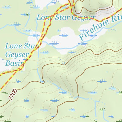 44110SW Page 17 Yellowstone National Park Topo Preview 2