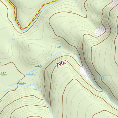 44110SW Page 18 Yellowstone National Park Topo Preview 3