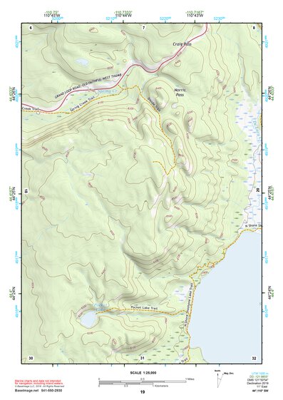 44110SW Page 19 Yellowstone National Park Topo Preview 1