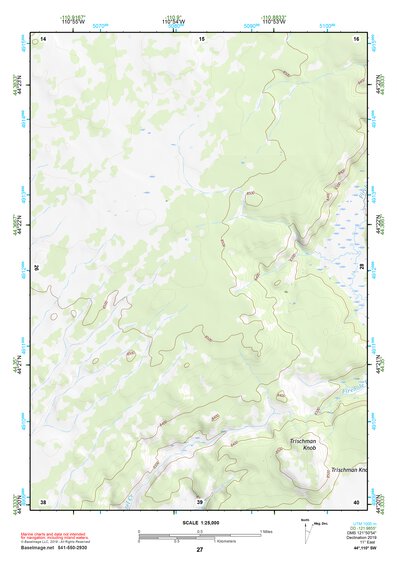 44110SW Page 27 Yellowstone National Park Topo Preview 1