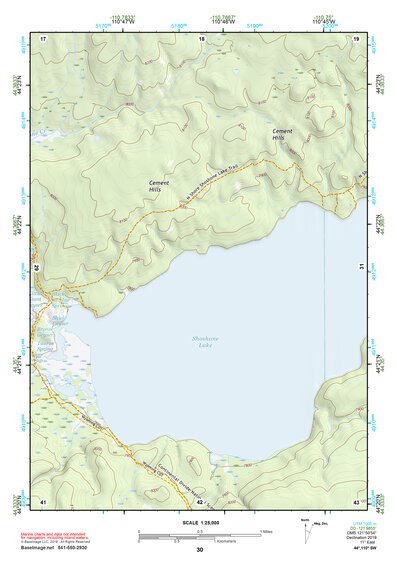 44110SW Page 30 Yellowstone National Park Topo Preview 1