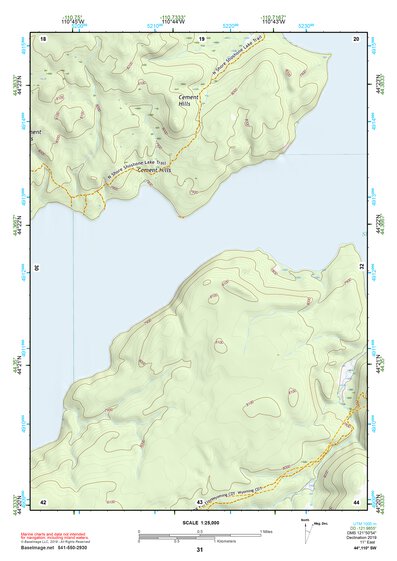 44110SW Page 31 Yellowstone National Park Topo Preview 1