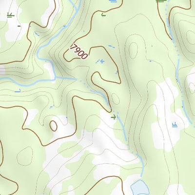44110SW Page 33 Yellowstone National Park Topo Preview 2