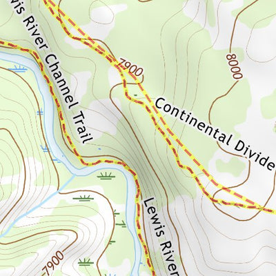 44110SW Page 33 Yellowstone National Park Topo Preview 3