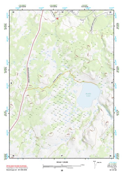 44110SW Page 35 Yellowstone National Park Topo Preview 1