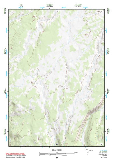 44110SW Page 37 Yellowstone National Park Topo Preview 1