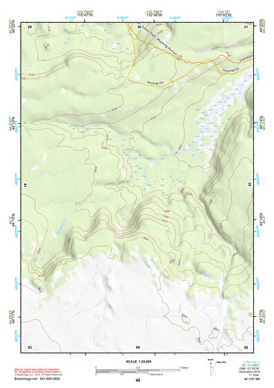 44110SW Page 42 Yellowstone National Park Topo Preview 1