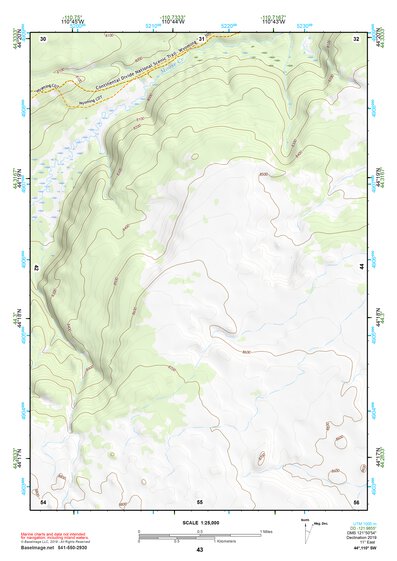 44110SW Page 43 Yellowstone National Park Topo Preview 1