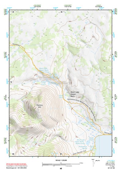 44110SW Page 48 Yellowstone National Park Topo Preview 1
