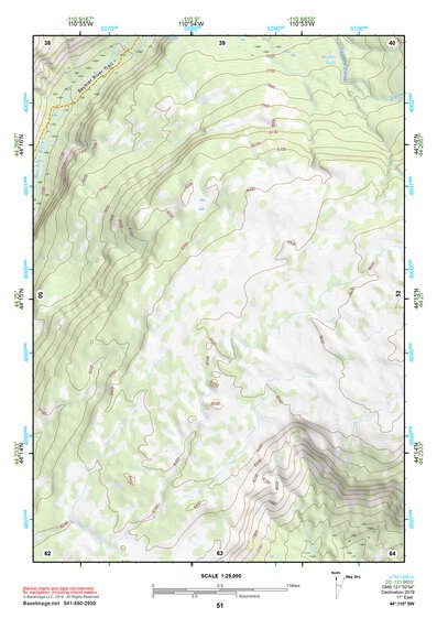 44110SW Page 51 Yellowstone National Park Topo Preview 1