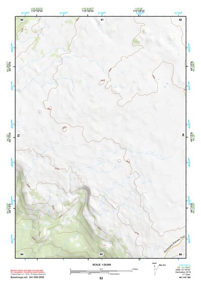44110SW Page 53 Yellowstone National Park Topo Preview 1