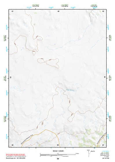 44110SW Page 54 Yellowstone National Park Topo Preview 1