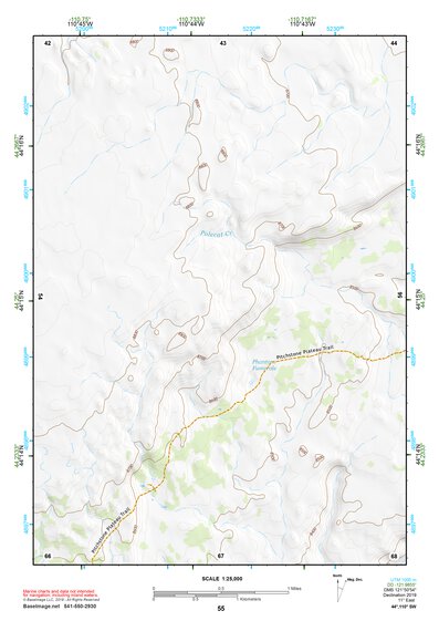 44110SW Page 55 Yellowstone National Park Topo Preview 1