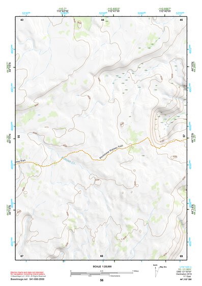 44110SW Page 56 Yellowstone National Park Topo Preview 1