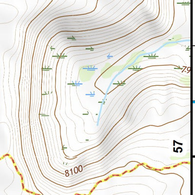44110SW Page 56 Yellowstone National Park Topo Preview 3
