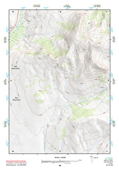 44110SW Page 58 Yellowstone National Park Topo Preview 1