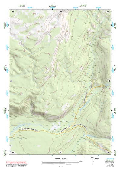 44110SW Page 63 Yellowstone National Park Topo Preview 1