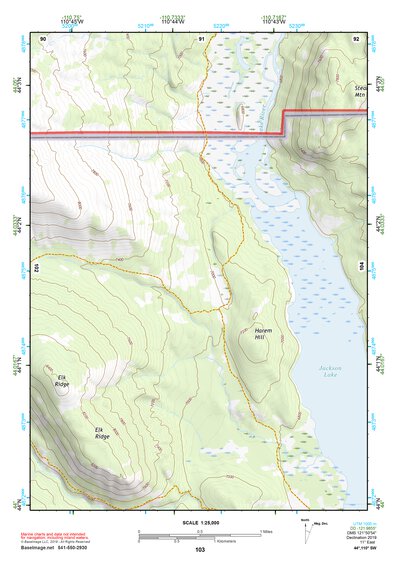 44110SW Page 103 Yellowstone National Park Topo Preview 1