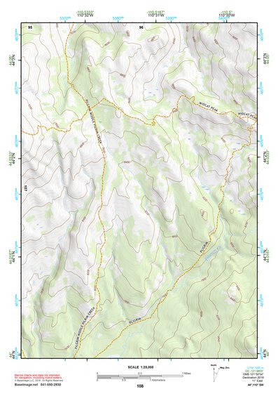 44110SW Page 108 Yellowstone National Park Topo Preview 1