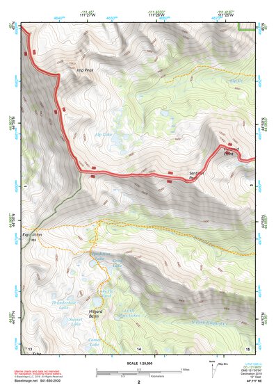44111NE Page 2 Hebgen Lake Topo Preview 1
