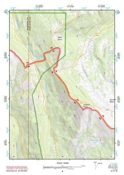 44111NE Page 4 Hebgen Lake Topo Preview 1