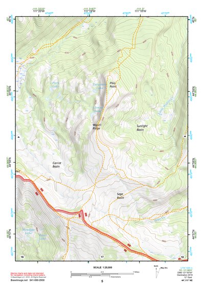 44111NE Page 5 Hebgen Lake Topo Preview 1