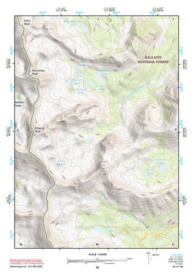 44111NE Page 14 Hebgen Lake Topo Preview 1