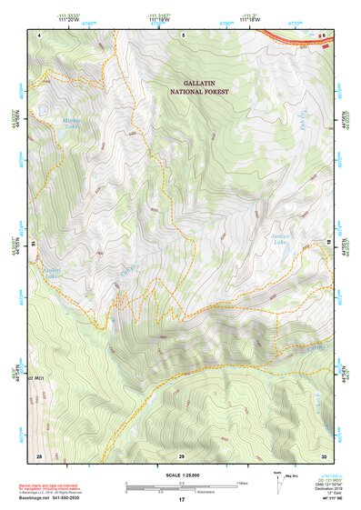 44111NE Page 17 Hebgen Lake Topo Preview 1