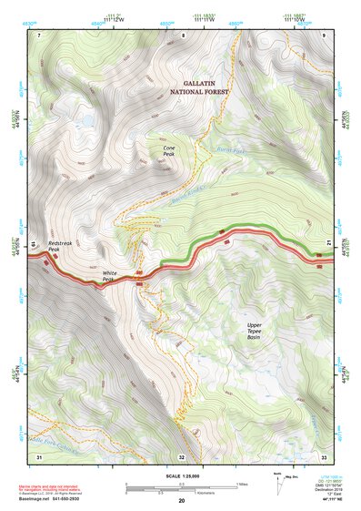 44111NE Page 20 Hebgen Lake Topo Preview 1