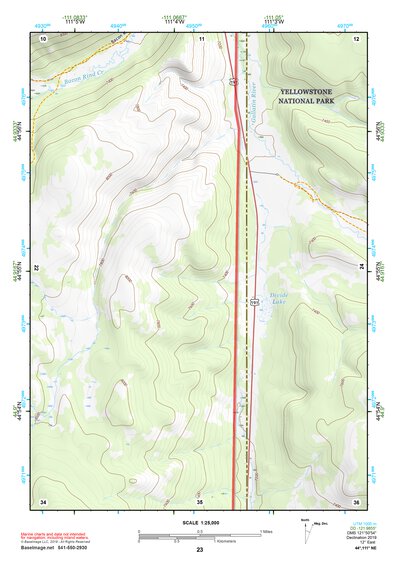 44111NE Page 23 Hebgen Lake Topo Preview 1