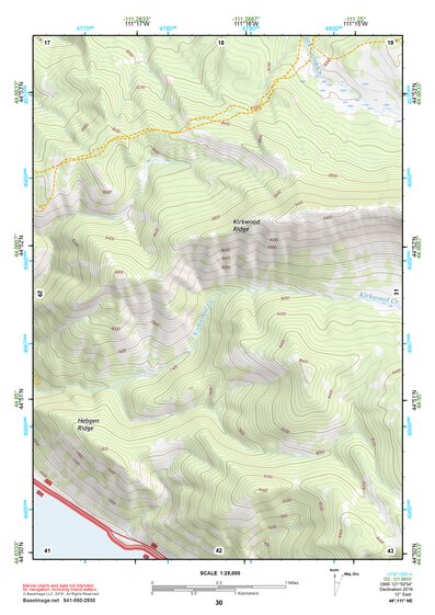 44111NE Page 30 Hebgen Lake Topo Preview 1