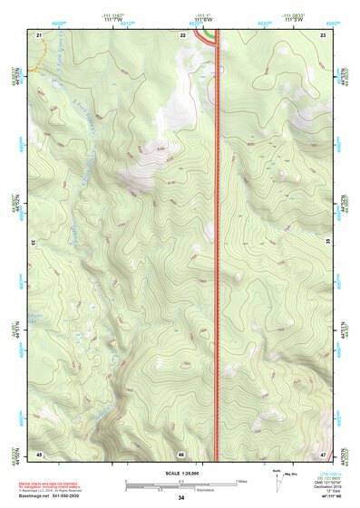 44111NE Page 34 Hebgen Lake Topo Preview 1