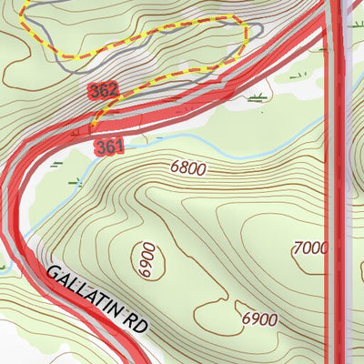 44111NE Page 46 Hebgen Lake Topo Preview 2