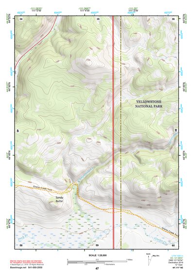 44111NE Page 47 Hebgen Lake Topo Preview 1
